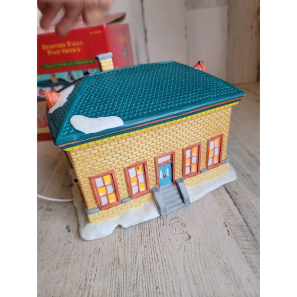 Bedford falls post office Vintage village accessory xmas - Picture 6 of 7